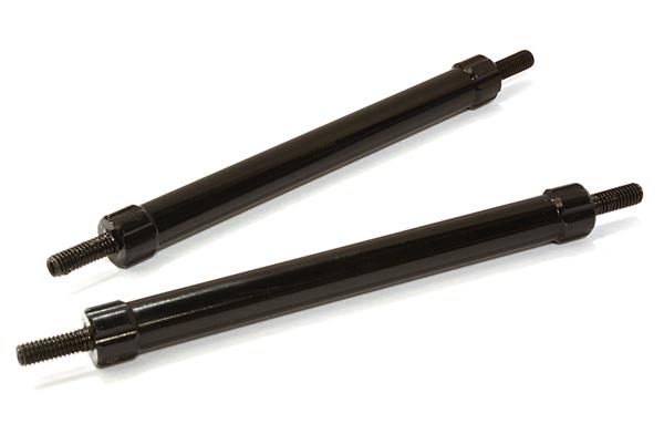 C26685BLACK Billet Machined 70mm Aluminum Linkages (2) M3 Threaded for 1/10 Scale Crawler - Image 1