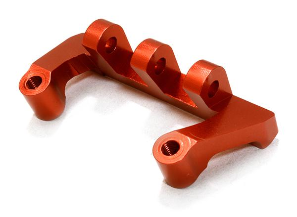 C26708RED Billet Machined 4-Link Type Upper Mount for Axial 1/10 SCX-10 Scale Crawler - Image 1