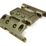 Billet Machined Center Gearbox Mount Skid Plate for Axial 1/10 SCX-10 Crawler