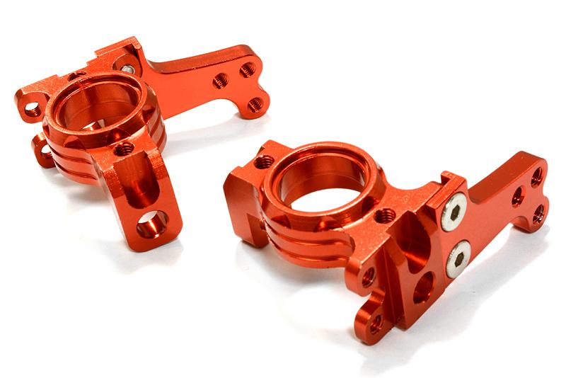 C26714RED Billet Machined Steering Blocks for Axial 1/10 SCX-10 Off-Road Crawler - Image 1