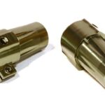 Billet Machined Straight Axle Rear Lock-Out for Axial 1/10 SCX-10 Crawler