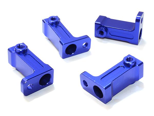 C26723BLUE Billet Machined Side Rail Mount (2) for Axial 1/10 SCX-10 Scale Crawler - Image 1