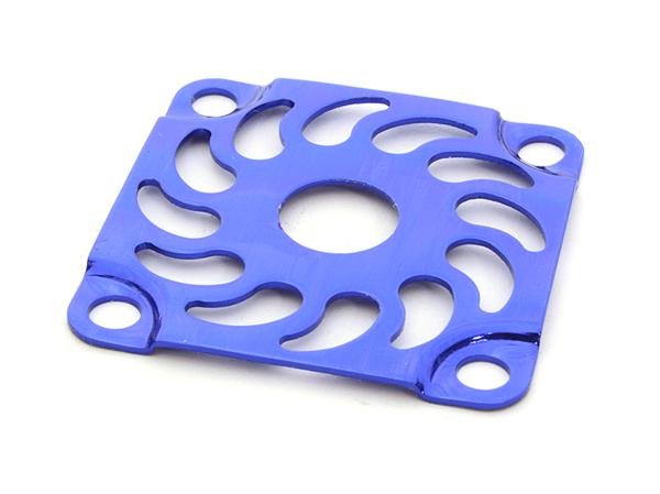 C26733BLUE Blue Metal Cooling Fan Guard Cover for 30x30mm Size Fans - Enhanced Protection - Image 1
