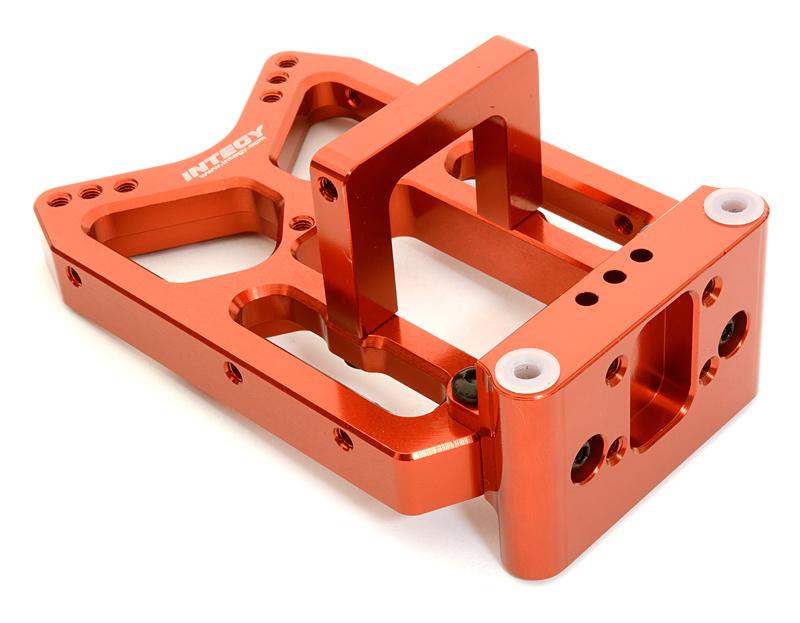 C26744RED Billet Machined Front Shock Tower for HPI 1/10 Jumpshot MT, SC & ST - Image 1