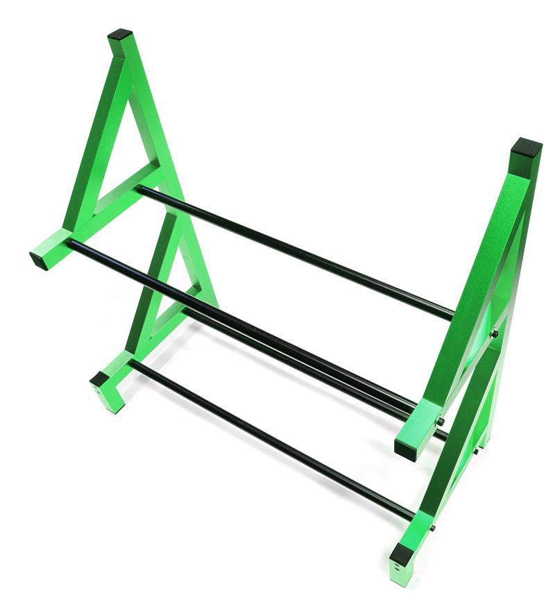 C26750GREEN Wheel & Tire Storage Rack 19x8x17.5 Inch for 1/8 & 1/5 Scale - Image 1