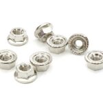 M3 Size Serrated 3mm Wheel Nut Flanged 8pcs for Most 1/10 Scale