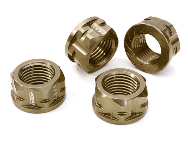 C26781GUN Serrated 17mm Hex Wheel Nut (4) for Most 1/8 Buggy, Truggy, SC & Monster Truck - Image 1