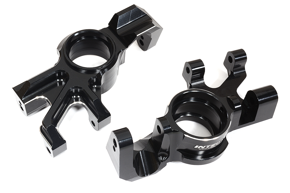 C26838BLACK Machined Steering Knuckles for Traxxas X-Maxx 4X4 Req. 20x27x4mm Bearings 7737 - Image 1