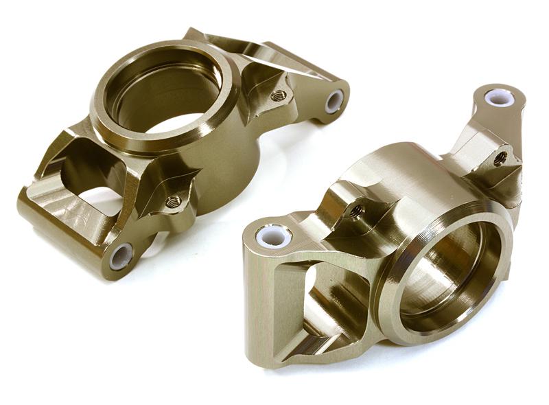 C26839GREY Machined Rear Hub Carriers for Traxxas X-Maxx 4X4 Req. 20x27x4mm Bearings 7752 - Image 1