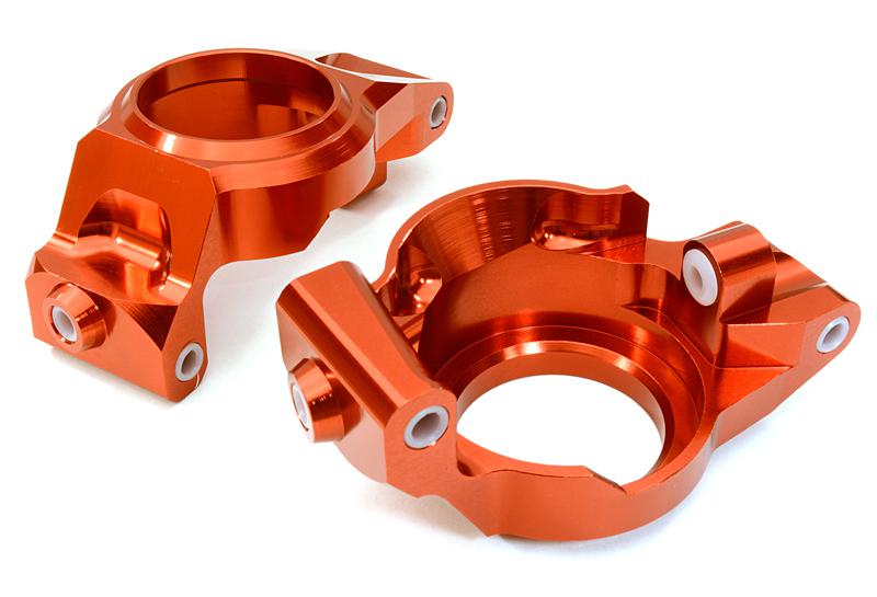 C26840RED Billet Machined Caster Blocks for Traxxas X-Maxx 4X4 7732 - Image 1