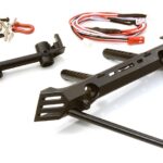 Metal Realistic Front Bumper w/ 40mm Mount for Axial SCX-10 Crawler