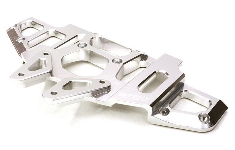 C26868SILVER Billet Machined Front Clip for Axial 1/8 Yeti XL Rock Racer Monster Buggy - Image 1