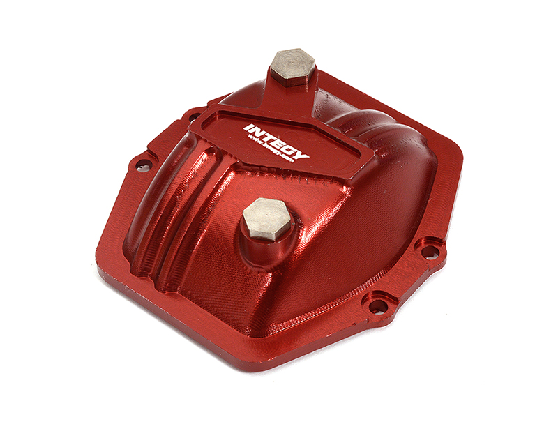 C26927RED Type IX Billet Machined Alloy HD Diff Cover for Axial 1/10 Wraith 2.2 Rock Racer - Image 1