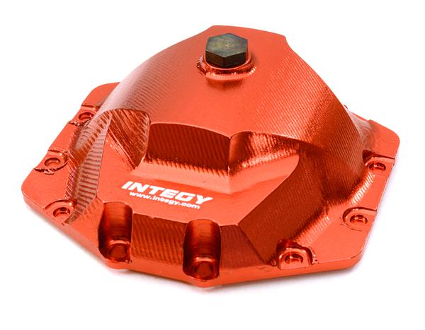 C26928RED Type X Billet Machined Alloy HD Diff Cover for Axial 1/10 Wraith 2.2 Rock Racer - Image 1