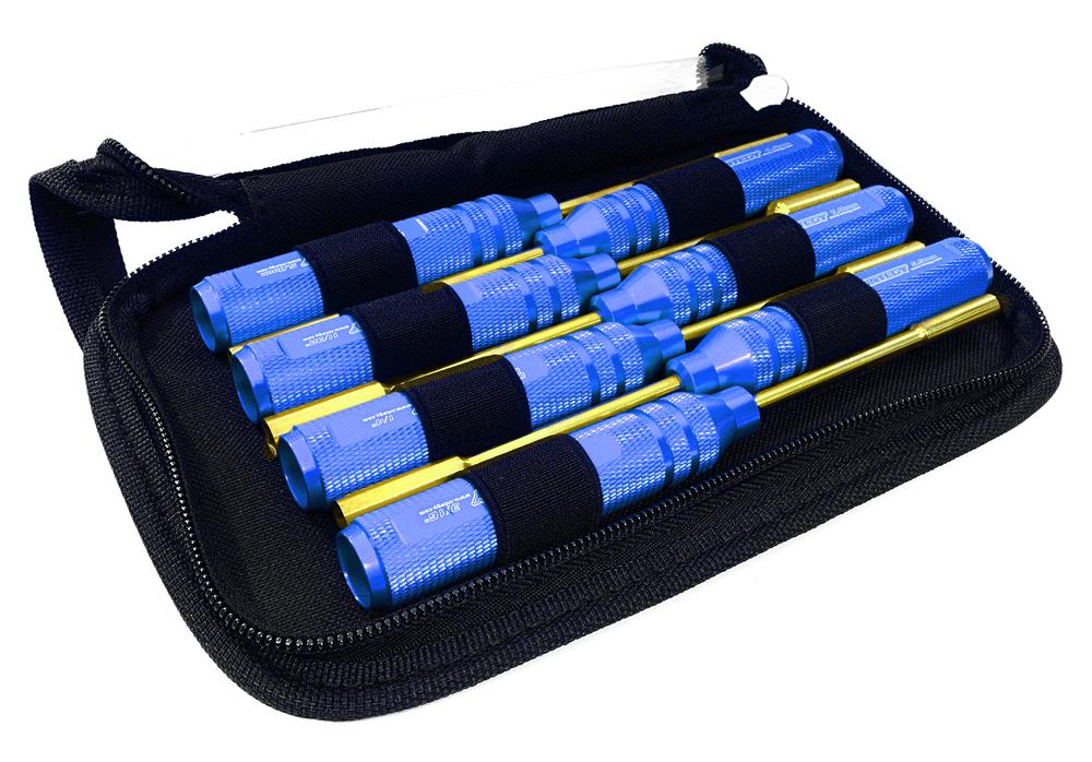 C26938BLUE ProGrip Hex Nut Driver Set 4.5, 5, 5.5, 7mm & 3/16, 1/4, 11/32 Size - Image 1