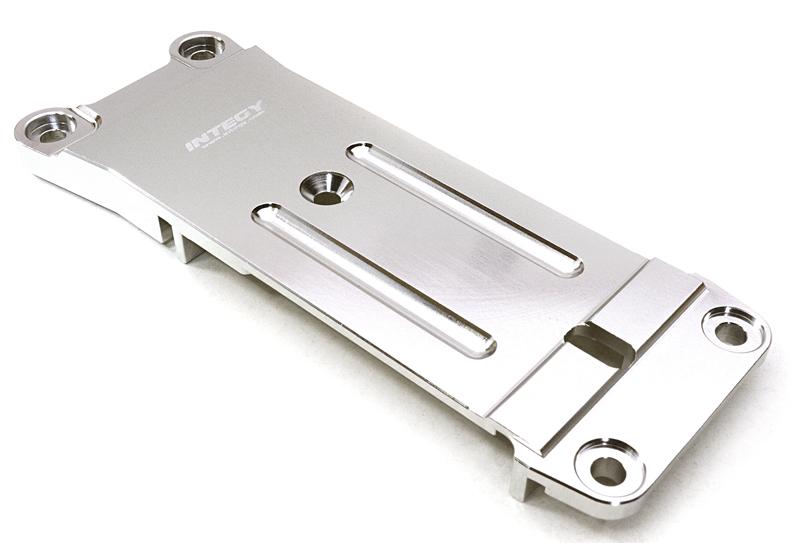 C26950SILVER Billet Machined Rear Chassis Brace Tie Bar Mount for Traxxas X-Maxx 4X4 7716 - Image 1