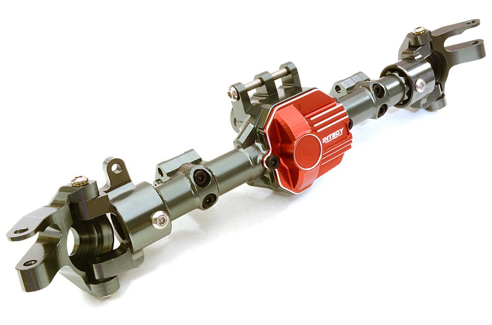 C26991GUN CNC Machined Front Axle Housing Kit for Axial SCX10 II 90046 Scale Rock Crawler - Image 1