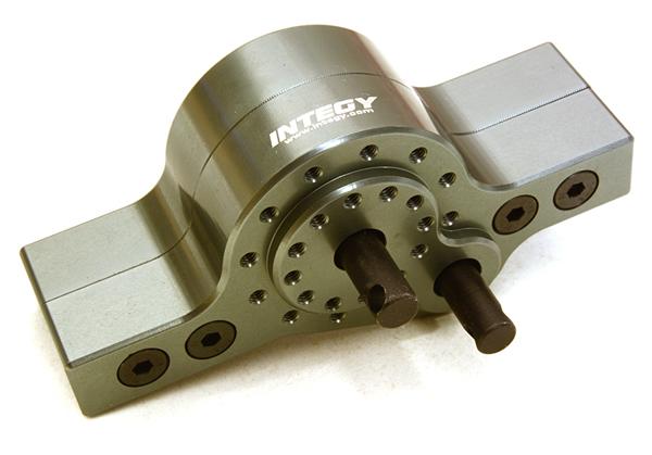 C26993GUN Realistic Alloy Transfer Case 13T/28T DIY Gearbox for 1/14 Trucks W=70mm - Image 1
