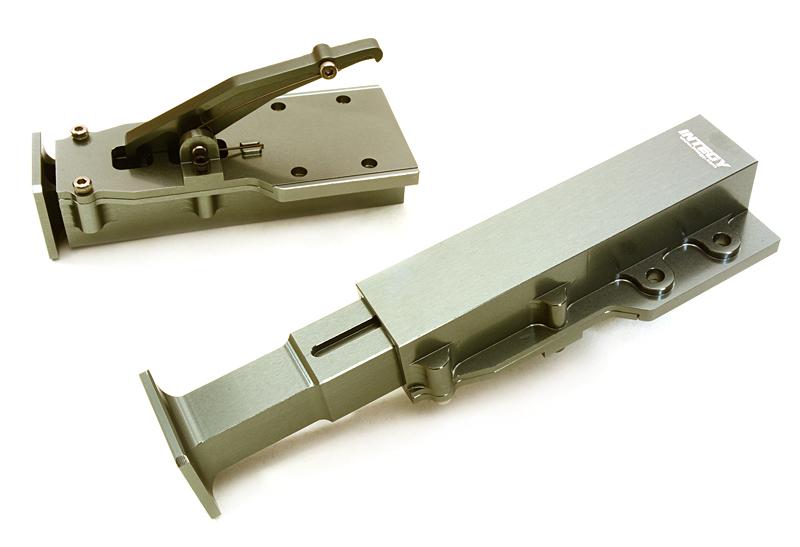 C26997GUN Machined Alloy Support Legs Landing Gear for Tamiya 1/14 Tractor Trailer Trucks - Image 1