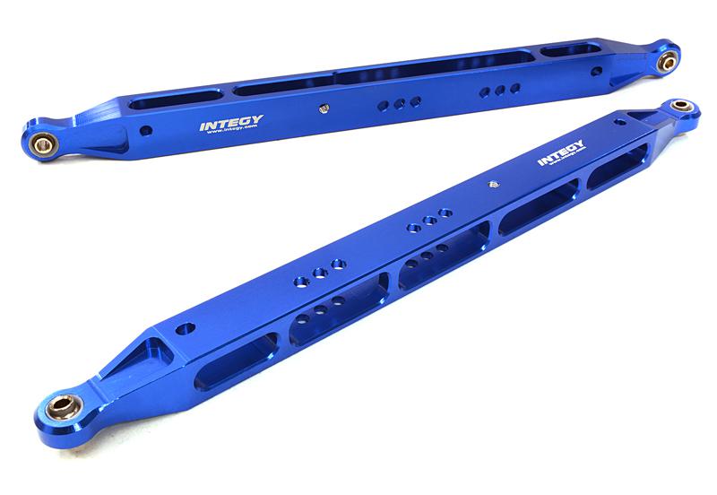 C27043BLUE Billet Machined Alloy Rear Lower Links for Axial 1/8 Yeti XL Rock Racer Buggy - Image 1