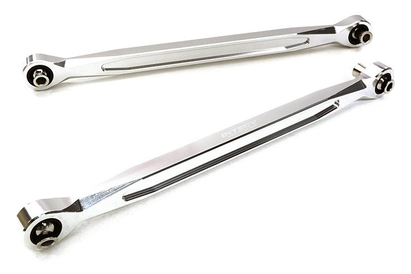 C27047SILVER Billet Machined Steering Links for Traxxas X-Maxx 4X4 7748 - Image 1