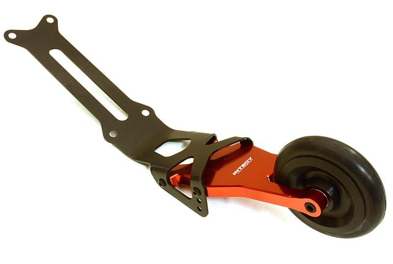 C27054RED Billet Machined Wheelie Bar Kit for Traxxas X-Maxx 4X4 - Image 1