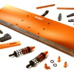 Orange Alloy Machined Snowplow Kit for Traxxas 1/10 Stampede 4X4 Slash 4X4