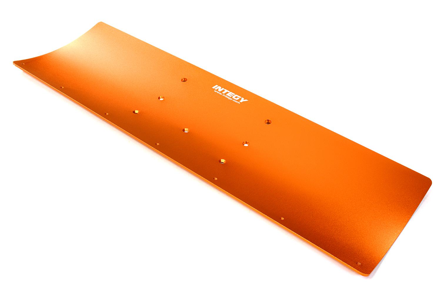 C27060ORANGE Alloy Machined 550mm Snowplow Main Plate for Traxxas X-Maxx 4X4 - Image 1