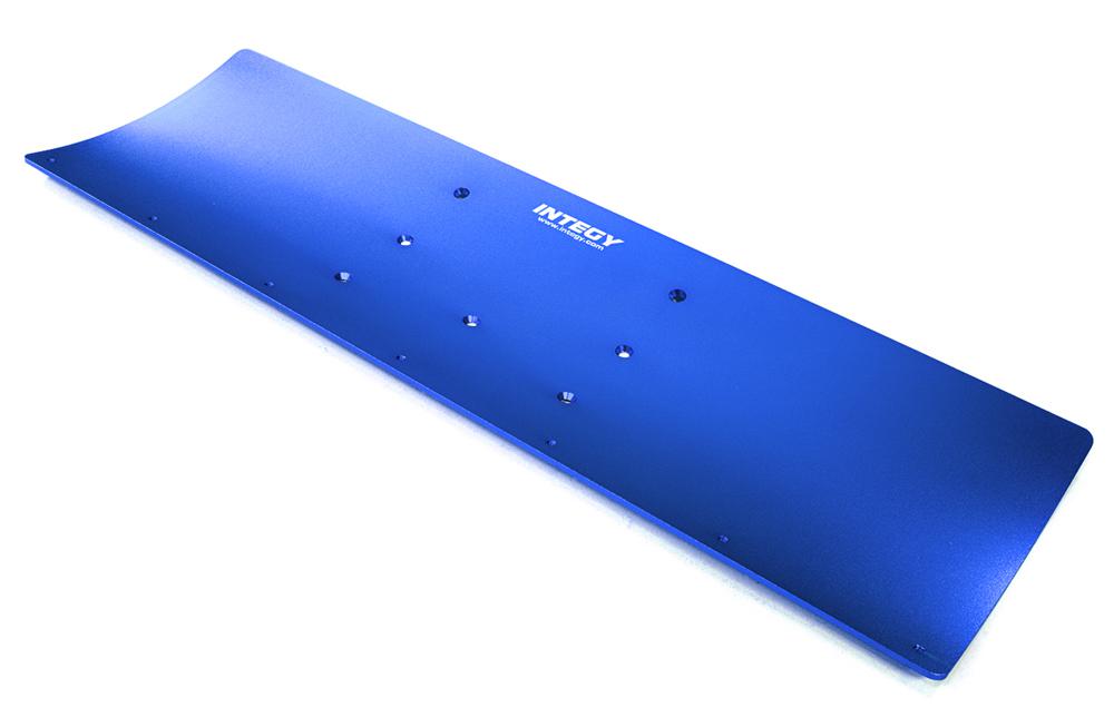 C27062BLUE Alloy Machined 400mm Snowplow Main Plate for Traxxas 1/10 Stampede & Slash - Image 1