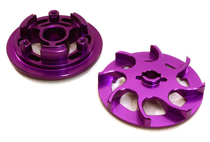 C27074PURPLE Billet Machined Slipper Pressure Plate and Hub for Traxxas X-Maxx 4X4 6S 7788 - Image 1