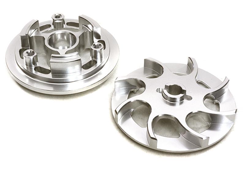 C27074SILVER Billet Machined Slipper Pressure Plate and Hub for Traxxas X-Maxx 4X4 6S 7788 - Image 1