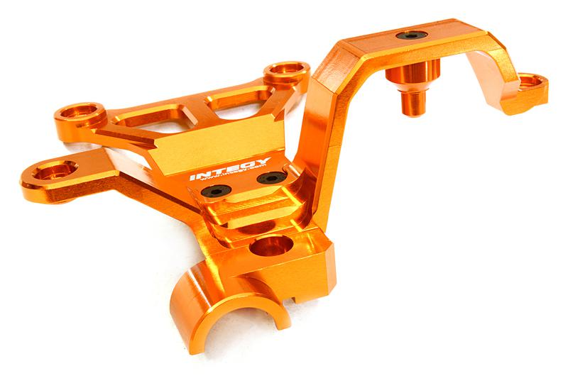 C27075ORANGE Billet Machined Steering Bellcrank Support for Traxxas X-Maxx 4X4 7746 - Image 1