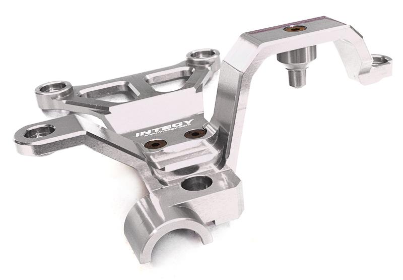 C27075SILVER Billet Machined Steering Bellcrank Support for Traxxas X-Maxx 4X4 7746 - Image 1