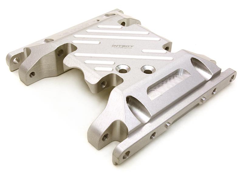 C27127HARD Billet Machined Alloy Center Skid Plate for Axial SCX10 II w/ LCG Transfer Case - Image 1