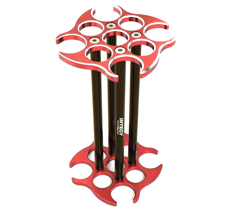 C27303RED Workstation & Shock Rebuild Stand for Shock Size 13.5mm & 16.5mm - Image 1