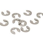 Steel 4mm E-Clip (10) RC Hardware