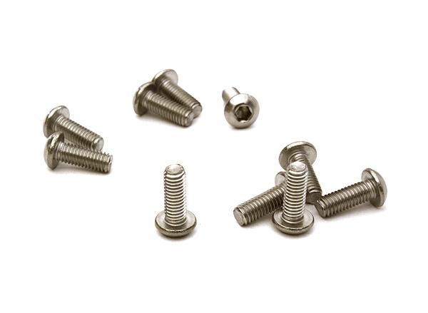 C27358 Steel 3 x 8mm Button Head Hex Screw (10) RC Hardware - Image 1