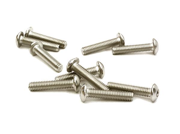 C27361 Steel 3 x 14mm Button Head Hex Screw (10) RC Hardware - Image 1