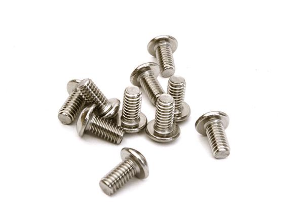 C27363 Steel 4 x 8mm Button Head Hex Screw (10) RC Hardware - Image 1