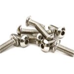 Steel 4 x 12mm Button Head Hex Screw (10) RC Hardware
