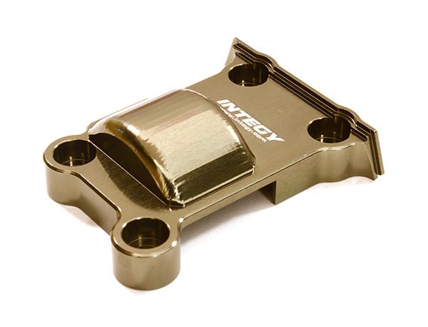 C27465GREY Billet Machined Rear Lower Gear Cover for Traxxas (7787) X-Maxx 4X4 - Image 1