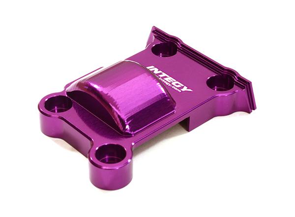 C27465PURPLE Billet Machined Rear Lower Gear Cover for Traxxas (7787) X-Maxx 4X4 - Image 1