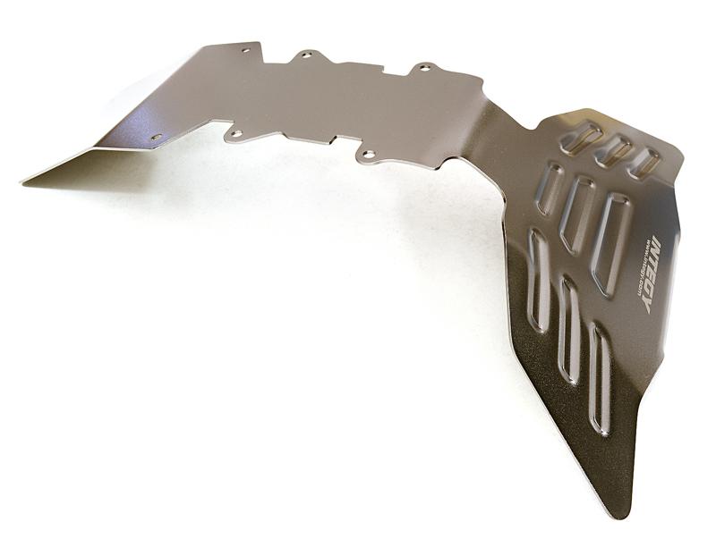 C27481GREY Stainless Steel (Coated) Rear Skid Plate for Traxxas 1/10 E-Maxx - Image 1