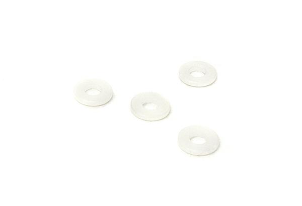 C27574 Plastic 3x7mm Washer Spacer 1mm Thickness (4pcs) - Image 1