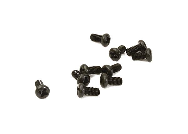 C27623 Metal 3 x 6mm Button Head Phillips Screw (10) RC Hardware - Image 1