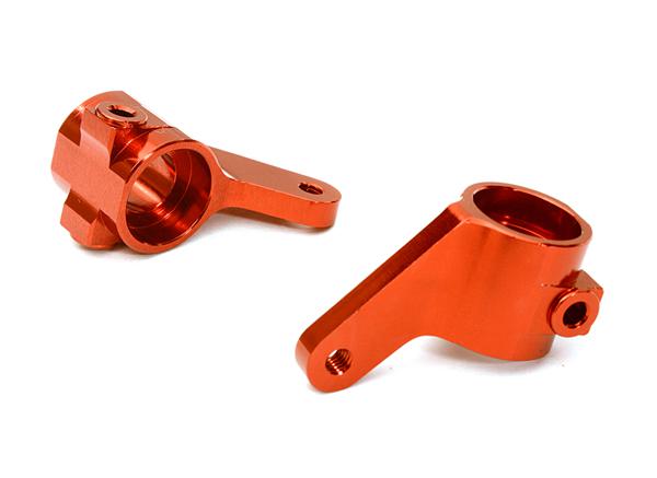 C27632RED Alloy Steering Knuckles for Stampede 2WD, Rustler 2WD, Slash 2WD, Bigfoot 3736 - Image 1