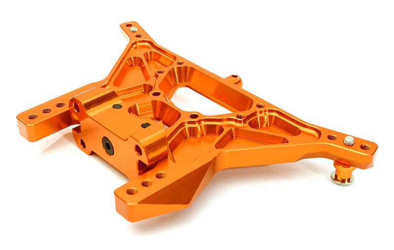 C27636ORANGE Rear Shock Tower for 1/10 Stampede 2WD, Rustler 2WD, Slash 2WD & Bigfoot 3638 - Image 1