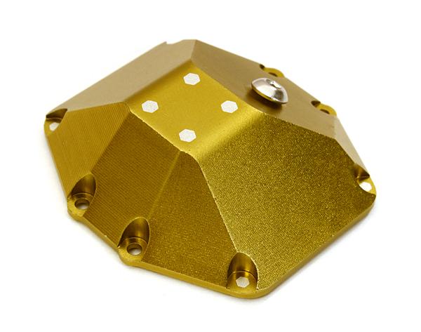 C27673GOLD Billet Machined Alloy Differential Cover for Axial 1/10 Yeti, RR10 & Wraith 2.2 - Image 1