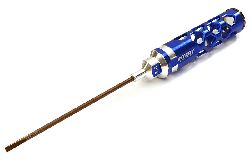 C27840BLUE Precision Tool Flat Head Driver with 3x120mm Shank - Image 1
