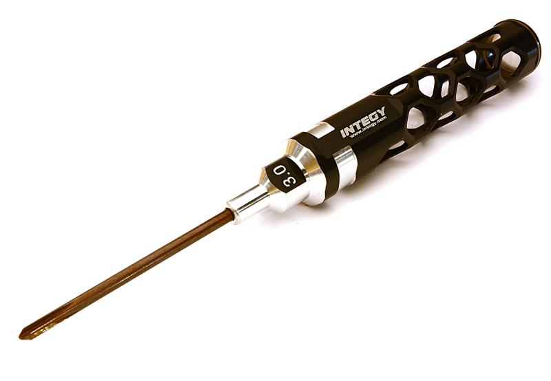 C27844BLACK Precision Tool Phillips Head Driver #0 with 3x80mm Shank - Image 1